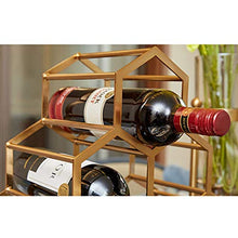 Portabottiglie Vino del metallo Rack, Holder Free Standing di immagazzinaggio del vino for il vino Cabinet controsoffitto Gabinetto decorazioni Mestieri Wine Rack Portabottiglie da vino regalo