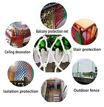 Rete di carico della rete di sicurezza della rete Rete anticaduta for balcone, Rete da carico coperta in corda di nylon bianca, Rete di protezione for ringhiere for reti di sicurezza for bambini Rete