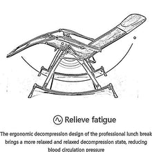 ZHANGYY Sedie a Sdraio per Patio Sedia a Sdraio, Sedia Shake Casa Balcone Tempo Libero Felice Adulto Sedia Pieghevole per Pausa Pranzo Sedia Sedia per Anziani 55x68x180cm Durevole
