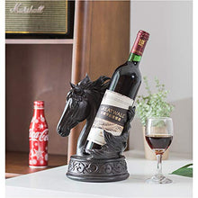 XLBAXLJ Dark Horse Wine Rack, Fumetto Creativo Sveglio del Vino della casa cremagliera Champagne Decorazioni per la Veranda Ufficio Soggiorno Camera da Letto