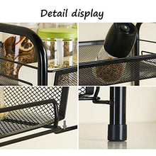 LYM &ripiano di stoccaggio Mensole da Cucina, Tavolo di stoccaggio for la casa Rack di stoccaggio Rack Multifunzione - Doppio Strato Scaffale di Finitura