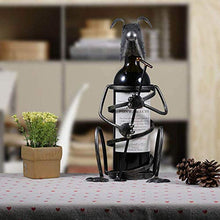 LHQ-HQ Decorazioni di Arte del mestiere casa Vino Vivente Cane Camera cremagliera battuto Vino Ferro Stand di Esposizione Metallo