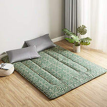 YXXCD Materasso Letto Futon Pavimento Tatami Materasso Tappetino Morbido Mantieni Caldo Confortevole Pieghevole Giapponese Alta qualità Domestico Student Dormitorio-Verde 120x200cm(47x78inch)