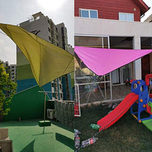 MTYQE Tenda da Sole Vela Blocco UV Impermeabile Giardino Esterno Patio Party Protezione Solare Tettoia Triangolare con Corda Gratuita
