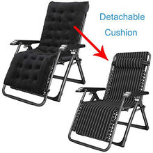 AI LI WEI SHUAIIJUAN Sedia per Il Tempo Libero Domestico Sdraio da Spiaggia Recliners Pieghevole Prato Lounge sedie Reclining s for Patio, Veranda, Giardino Max.200kg - Nero