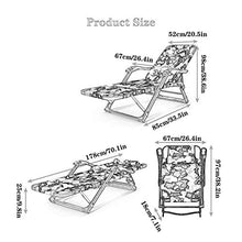 HXCD Sedia a Sdraio a gravità Zero per Giardino, Sedia a Sdraio Pieghevole reclinabili Pieghevoli in Metallo Resistente Lettino reclinabile Rilassante Portatile mobili da Giardino per Prato all'a