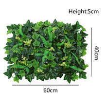 EXCLVEA Decorazione Schermo Foglia Finta all'aperto 12 Pezzi Artificiale Bosso Pannelli Faux Hedge Parete for La Protezione UV Indoor Recinto All'aperto Muro Erba Decorazioni Domestiche