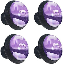 Unicorno Pomelli per Porta Set di 4 Pomelli per Mobili Manopole per Cassetti Cucina Armadio Vetro
