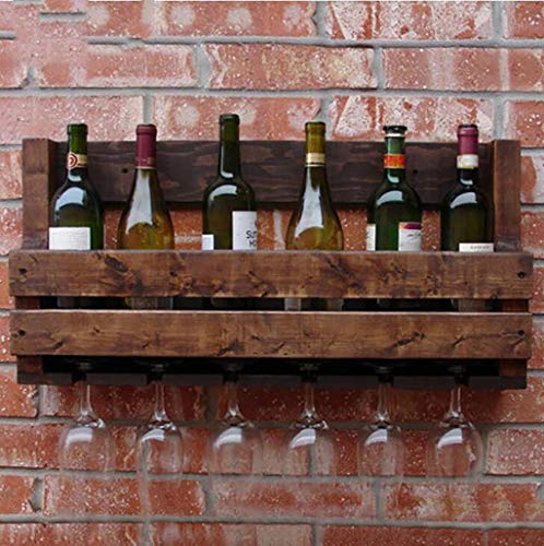 FCXBQ Cornice per Bicchiere da Vino in Vetro Portabottiglie da Vino, Supporto per Bicchiere da Vino da scaffale, Portabottiglie da Vino, Portabottiglie da Vino, Portabottiglie da Champagne, Portab