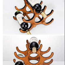 LHQ-HQ Wine Rack Decoration Ornamenti Semplice Creativo di Legno Solido a più Strati del Vino cremagliera Moda Stabile casa Wine Rack Decoration Ornamenti