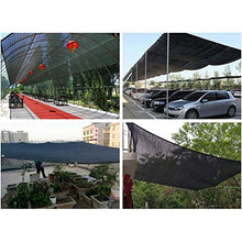 JMYSD Rete ombreggiante UV Protezione Solare in Tessuto Protezione Giardino frangivista Giardino Recinzione da Balcone Protezione Antivento Ombra Net Serra Tessuto 8 Pin Nero