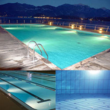 Luce per piscina subacquea, luce per piscina a LED RGB in ABS impermeabile facile da installare, fontane musicali per piscine per parchi acquatici