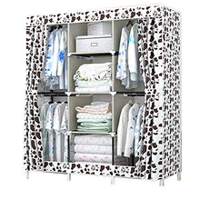 Yuan Ou Armadio Oxford Cloth Armadio Pieghevole Tessuto Giocattoli Stoccaggio Mobile Camera 130 * 45 * 170cm 5