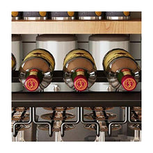 Bar cremagliera Appeso Vino contatore, cremagliera del Vino, cremagliera Bicchiere di Vino, cremagliera di Vetro di Vino, a Testa in Giù cremagliera Calice (Color : Brown, Size : 100 * 30cm)