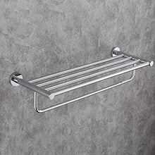 MGWA Singolo Strato d'Argento Moderno + Singolo Trapano Elettrico in Lega di Zinco Grassetto Singolo Perforata Bagno/scaffale del Bagno dell'hotel della casa
