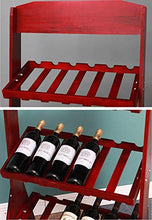 PZW Portabottiglie Semplice e Creativo, Portabottiglie in Legno Massello Portabottiglie, Portabottiglie per Vino Rosso da Pavimento Espositore, 24 Bottiglie Di Grande Capacità in Piedi Dimensioni Por