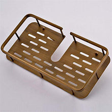 GJJSZ Bagno Bagno Doccia Rack Pieno di Rame Bagno WC a Parete Ripiani(30 cm) Mensola da Bagno