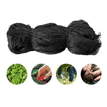 LSXIAO-Balcone Protezione Rete per Uccelli, Rete di Nylon Leggero Durevole Non Facile da Strappare Riutilizzabile Evitare Danni Alberi da Frutta, Arbusto, Fiori, Verdure (Color : Black, Size : 3x10m)