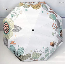 Dibujos animados lindo Anti-UV paraguas a prueba de viento grande portátil plegable niño sombrillas Parasol impermeable