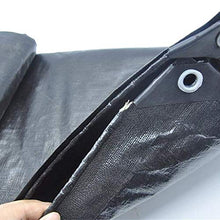 MTYLX Outdoor Multifunzionale Incatramata, 100% Impermeabile Sheet Tenda Di Campeggio Esterna Ombra Cover - 180 G/Mq, Spessore 0.35Mm,Nero,4X8M
