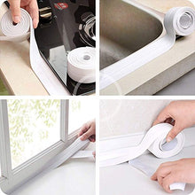 Nastro Sigillante Impermeabile, Nastro Flex Roll, Autoadesivo Profili in Pvc, Utilizzato per Piastrelle da Cucina/Bagno,Bordo Vasca da Bagno