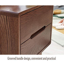 Comodini Camera Locker, Camera da Letto, Soggiorno Locker, Living Room Divano Fianco del Mobile (Color : Walnut Color)