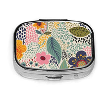 Scatola quadrata per pillole medicinali da giardino segreto moda pillola organizzatore viaggio pillole dispenser per vitamine integratori