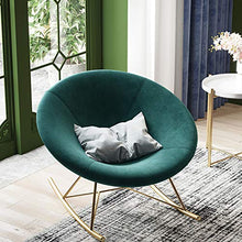 XinQing-Sedia a Dondolo Lazy Divano Sedia Tempo Libero Soggiorno Balcone Girl Sedia a Dondolo Nordic Style 90x90x70cm