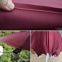 HZK 3m Patio 8 Costole Giardino Ombrello Esterno dello Schermo di Sun Cafe Party Store Beach Tabella Mercato all'aperto Ombrello con manovella di Sollevamento WDDT (Color : Green)