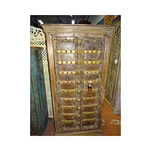 int. d'ailleurs - Ampio Armadio con Ante e Traverse in Ottone Antico - VM375