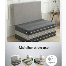 ZIEO Mat Pieghevole Materasso Pieghevole di economia di Spazio futon Grande Pieghevole Portatile di Viaggio degli Ospiti Materasso Multi-Colore Opzionale Pieghevole futon Giapponese