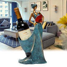 BLMDX Vino cremagliera decorazione della famiglia personalità vino cremagliera vino resina mobili ufficio ventilatore pieghevole bellezza vino rack