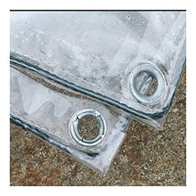 XWZH Telone Impermeabile Chiaro Impermeabile Copertina Tarp incatramata, 2mx2m Heavy Duty Antipolvere Antipioggia incatramata, Anti-invecchiamento di Isolamento PE for Pesca di Campeggio Giardinaggio