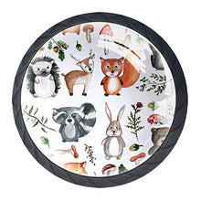 Animale carino 4 PCS Pomelli per Porta, Pomolo per Mobile, Pomelli per Mobili con Viti, Maniglia per Armadietto, Pomelli per Porta, Pomelli per Cassetti per Porta, Armadio, Cassetto e Credenza