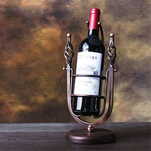 AndyJerzy Esposizione del Supporto del Vino Portabottiglie Decorazione Champagne Portabottiglie da Vino Portabottiglie Portabottiglie da Vino