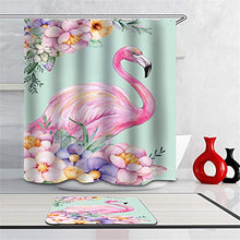 LIYAN Combinazione Bagno. Immagini Chiare E Colori Vivaci Rendono Il Tuo Bagno Pieno di Vita. Accessori da Bagno. Fenicottero. Fiore.