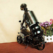 LHQ-HQ Vino Wine Rack creativa guida del motociclo stile cremagliera Mobili ornamento decorazione ferro vino rack Bottle Holder Vino contenitore decorazione domestica del mestiere del ferro regalo Art