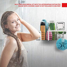Riserva Adesivi magici di ricambio pad adesivo magic sticker | per mensola Portaoggetti da doccia senza foratura rettangolare muro | acciaio inox | ripiano scaffale per bagno multifunzionale