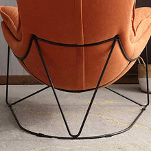 DYCLE Poltrona da Giardino Ergonomia Sedia Relax da Patio Telaio in Acciaio Cuscino Rimovibile Sedia da Balcone per Uso Quattro Stagioni, Supporta 300 kg