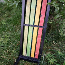 DCCYZ-YJ Sedia for Esterni da Giardino Sedia a 3 posti all'aperto Patio Garden Bench Portico di sede della Sedia con Telaio in Acciaio Costruzione Solida (Size : L100CM*W37CM*H45CM)