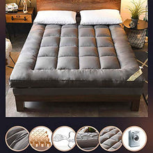 JiaQi Extra Morbido Materasso Pieghevole,Montato Trapuntato Materasso Ortopedico,più Spessa Ipoallergenico Imbottita Materasso Stuoia Pisolino per Un Sonno Profondo-Rosa 180x200x10cm(71x79x4inch)