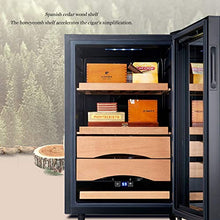 Xing Hua home Umidificatori Humidor Frigorifero Monoporta A Temperatura Costante Armadio per Sigari A Temperatura E umidità Costanti Armadio Idratante umidità Regolabile Ripiano in Legno di Cedro