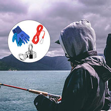 ULTECHNOVO 1 Set Kit Magneti da Pesca Bifacciali con Rampino E Guanti Magnete Rotondo per Pesca Magnetica