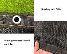 Rete ombreggiante Rete di Ombreggiatura A 8 Pin Panno Ombreggiante per Copertura per Pergola, Serra, Fienile O Kennel, Nero - Shading Tasso 90% (Size : 5x5M)