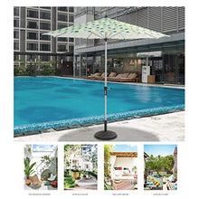 HXFAFA Ombrellone in alluminio con manovella, ombrellone da giardino, patio, protezione solare UV 30+, ombrellone a manovella, design moderno, 270 x 250 cm
