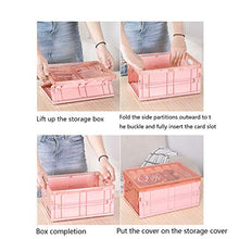 Fgyhty Pieghevole in plastica Storage Box casa Garage Magazzino Desktop Pieghevole Caso Armadio Underwear Organizer