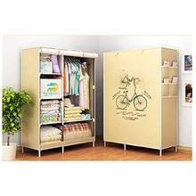 JJZXT Abbigliamento Cabinet Non Tessuto Armadio Tessuto, Guardaroba Pieghevole Panno Armadio Grande Rack di stoccaggio Mobili Camera da Letto (Color : B)