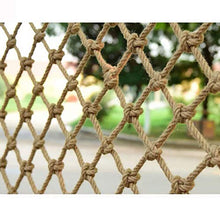 WEIFAN Rete Anti-Caduta Rete di Canapa di Iuta - Rete di Corda per decking a Rete con Decorazione Bar retrò, Tessuta a Mano per Bambini Accessori per parchi Giochi Rete di Sicurezza per Bambini