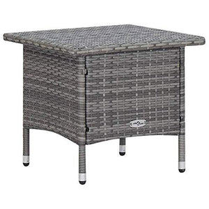 Tidyard Set Divani da Giardino 2 pz con Cuscini in Polyrattan Grigio,Set Divano da Giardino,Divano da Giardino,Utilizzato in Giardini, Cortili, Terrazze, Soggiorni - Arredi Casa