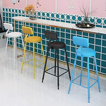 Sgabelli da Bar Sgabelli Altezza con Schienale Alto Sgabello in Ferro battuto Bar Stool Gold Metal Gamba, Cucina Colazione Sedia poggiapiedi for Bar Sala da Pranzo del caffè